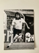 Altes Pressefoto Breitner im DFB Trikot schwarz weiß BRD gg Bulgarien