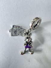 Pandora 925 Silber Minnie Maus 100 Jahre Disney Charm Silber