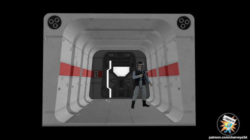 Hallway tantive diorama - tantive,