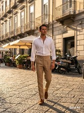 Rubinacci Napoli WHITE PIQUET