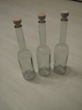 3 Leere Glasflaschen Likörflaschen Flasche 500 ml