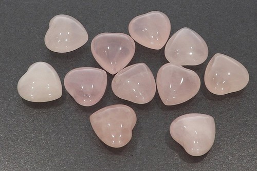 Herz aus rosenquarz 15x15mm - aus,
