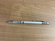 Druckbleistift 0,5mm Mine Bleistift mit Clip, silberfarben