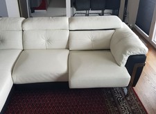 Sofa Ecksofa echtes Leder