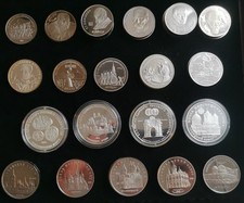 Sowjetunion/Russland 1/2/3/5 Rubel 1978-1993 Neusilber/Silber bitte wählen