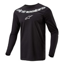 Motocross Jersey Alpinestars Fluid Graphite Shirt MX Trikot