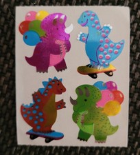 ❤️❤️SANDYLION Originalabschnitt MYLAR Dinos 90er Jahre❤️❤️