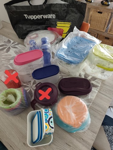 Tupperware restbestände set - restbestände,