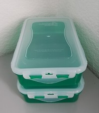 2  Lock Lock Dosen-Set - Smaragdgrün - 800 ml / HPL 816 Frischhaltedosen