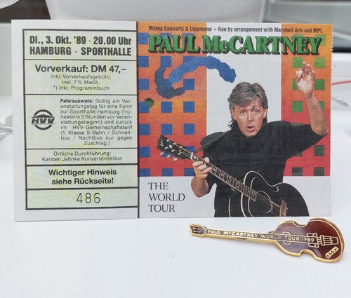 Paul mccartney konzertkarte - paul,