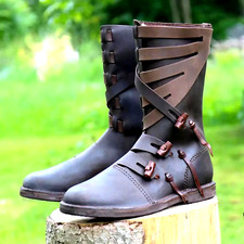 Mittelalter Leder Stiefel