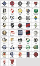 Emaille Anstecker Pin: Europäische Fußballvereine Deutschland Teil 4