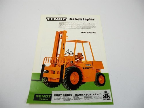Original prospekt fendt dfg - prospekt,