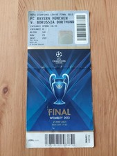 Used Ticket UEFA Champion League Final 2013 Bayern München BVB Borussia Dortmund