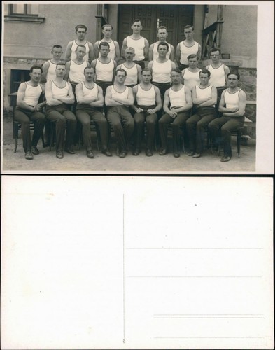 Foto sportlergruppe vor - foto,