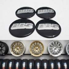 70mm bbs 4x Logo Aufkleber radkappen felgendeckel radnabendeckel alu epoxid