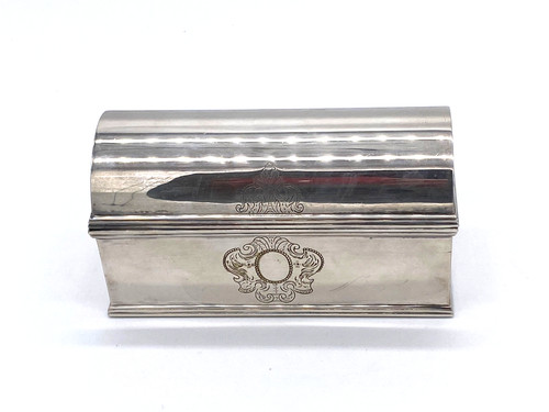 Antik art deco silberdose - deco,