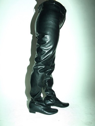 Crotch kunstleder schwarz rot - crotch,