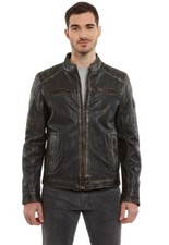Herren lederjacke lammnappa - lederjacke,