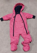 Schneeanzug Schnee-Anzug Skianzug Mädchen Baby Kleinkind Gr. 74 rosa m. Kapuze