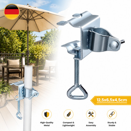 Terrassenschirmklemme