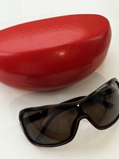 Sonnenbrille Damen Valentino Oldschool Groß Braun Und Etui