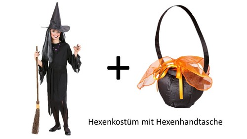 Kostüm hexe schwarz - hexe,