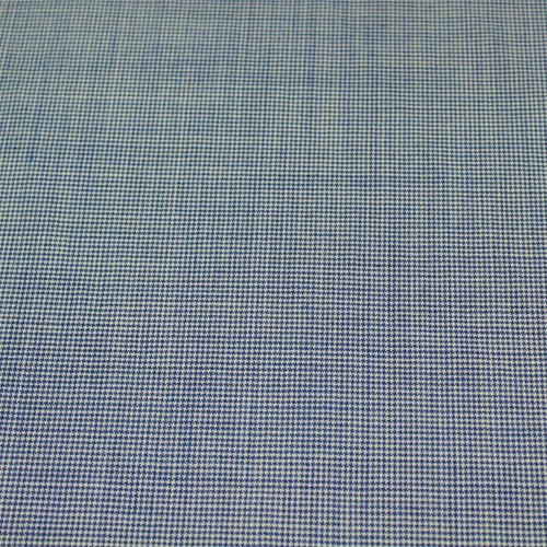 Stoff mini hahnentritt blau - mini,