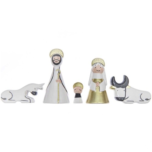 Porzellan krippen figuren - porzellan, set