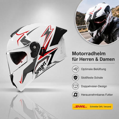 Racing crosshelm motorradhelm - racing,