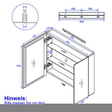 Spiegelschrank Bad Wandschrank