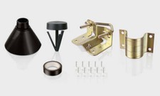 1-10x Mast Bügel Schelle Montage Set 48-55mm Antennen Rohr Sat Schüssel Halter