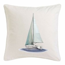 KISSENBEZUG 40X40cm SEGELBOOT