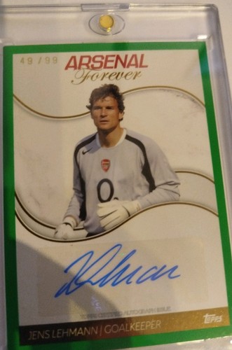 Topps arsenal forever auto - topps,