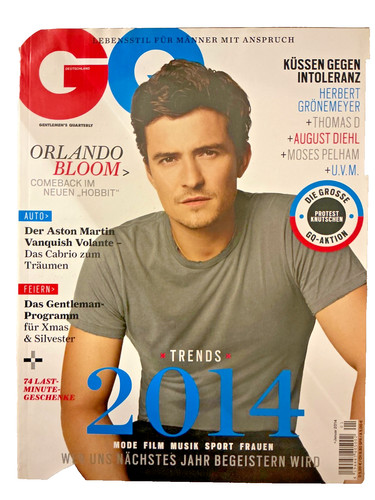 Männermagazin heft ausgabe - gq,