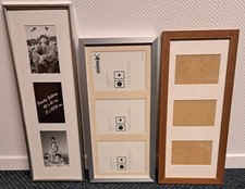 Bilderrahmen Fotorahmen in verschiedenen Formen und Ausführungen 2x 3er Rahmen