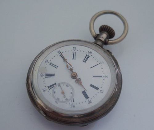 Alte silber taschenuhr 800 - alte,