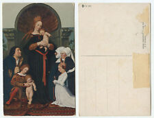 08299 - Hans Holbein d.J.: Schutzmantelmadonna - alte Ansichtskarte