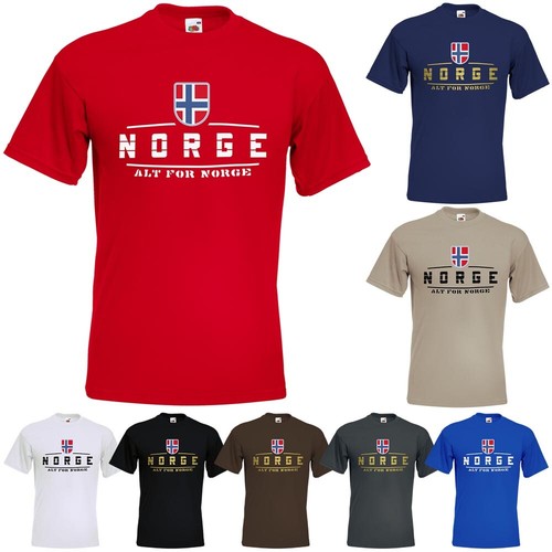 Norwegen fanshirt trikot - norwegen,