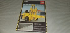 NUR Anleitung Bauanleitung Lego Technik 850 Gabelstapler Fork Lift 80er Vintage