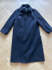 langer Schurwolle Mantel Gr