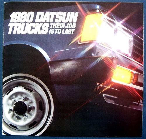 Prospekt brochure 1980 datsun - prospekt,