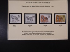 DDR Zootiere 1975, 4 versch