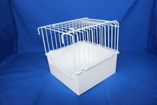 Vogel Badehaus Deluxe Badewanne Sandwanne Badeschale Futterplatz Käfig Voliere