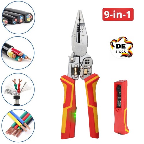 Abisolierzange mit - 9-in-1,