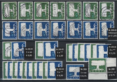Bund 268 europa 1957 - europa,