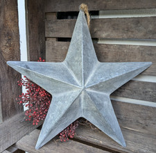 ❤ Großer   Stern zum hängen Metall  Antiklook Zink Vintage Garten  Weihnachten ❤