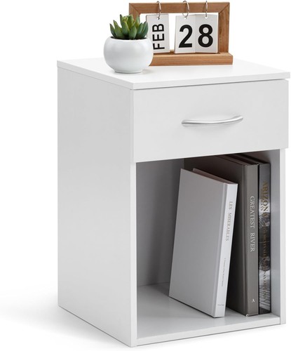Nachttisch holzoptik weiss - holzoptik,