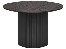 Esstisch rund  120 cm schwarz