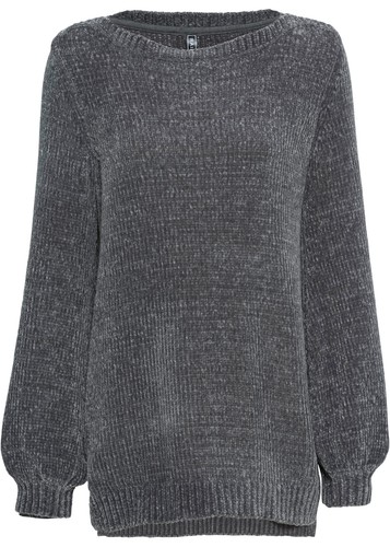 Chenille long pullover - chenille-long-pullover, gr